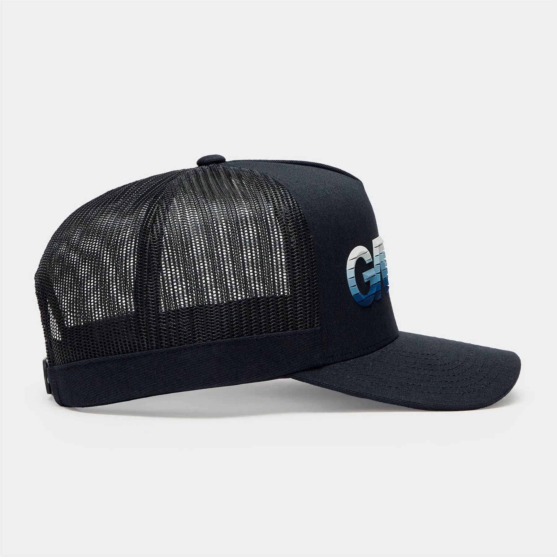 3D Ombre Cotton Twill Trucker Cap Ink - AW24