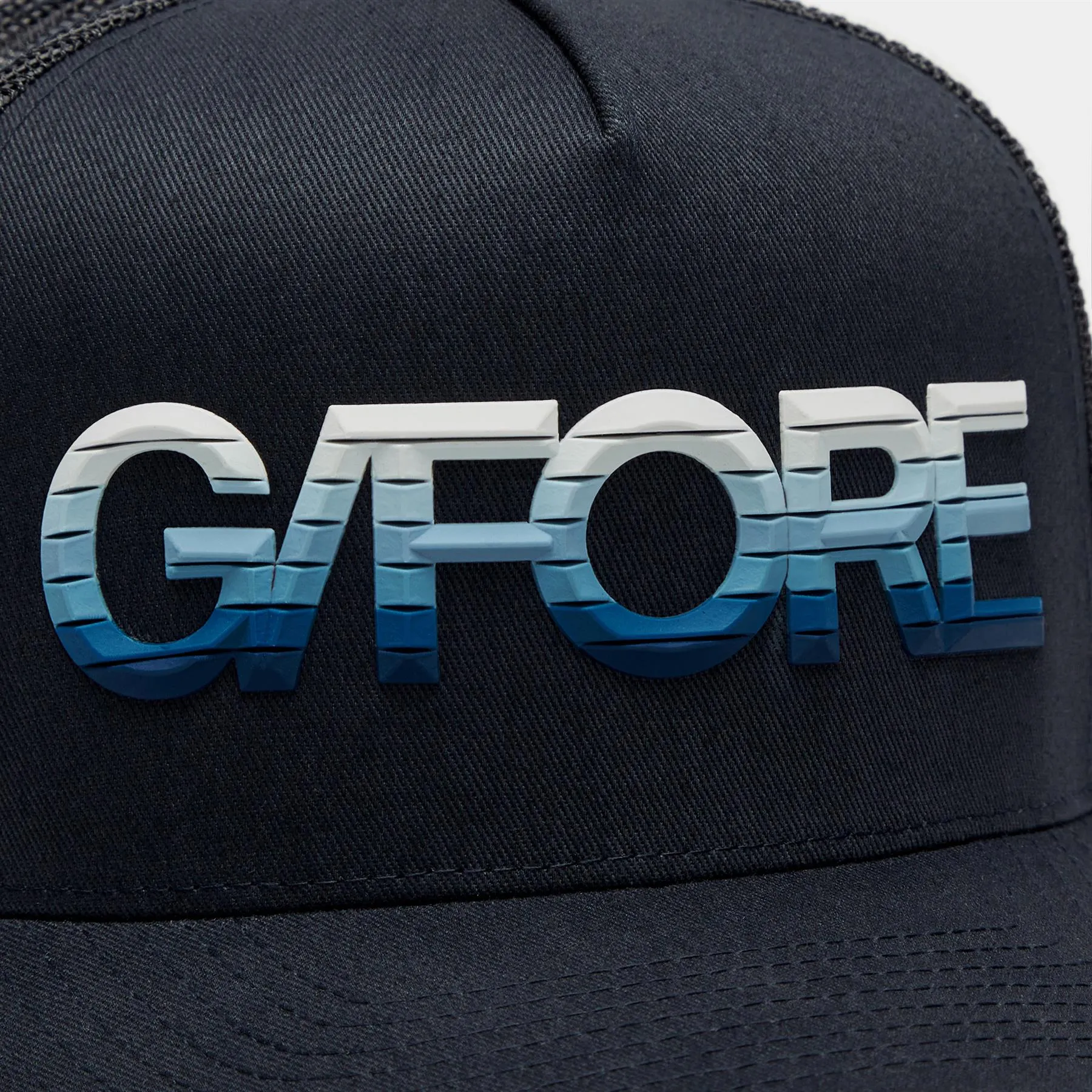 3D Ombre Cotton Twill Trucker Cap Ink - AW24