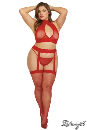 3PC Bodystocking Set