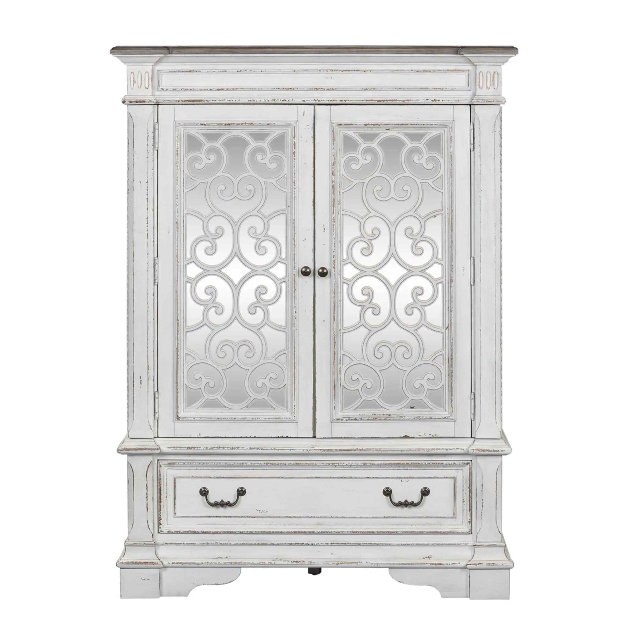 Abbey Park 520-BR42 Mirrored Door Chest