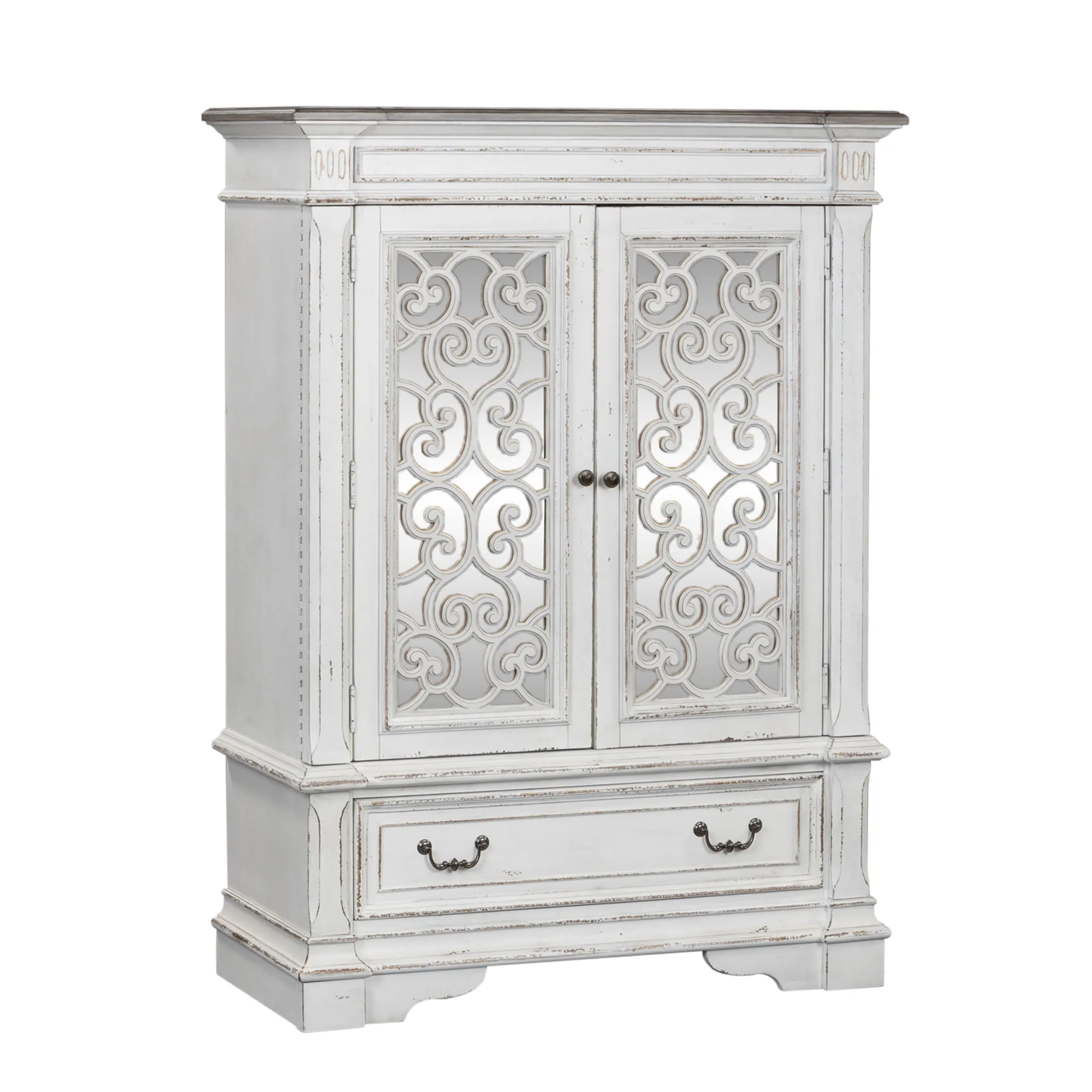 Abbey Park 520-BR42 Mirrored Door Chest