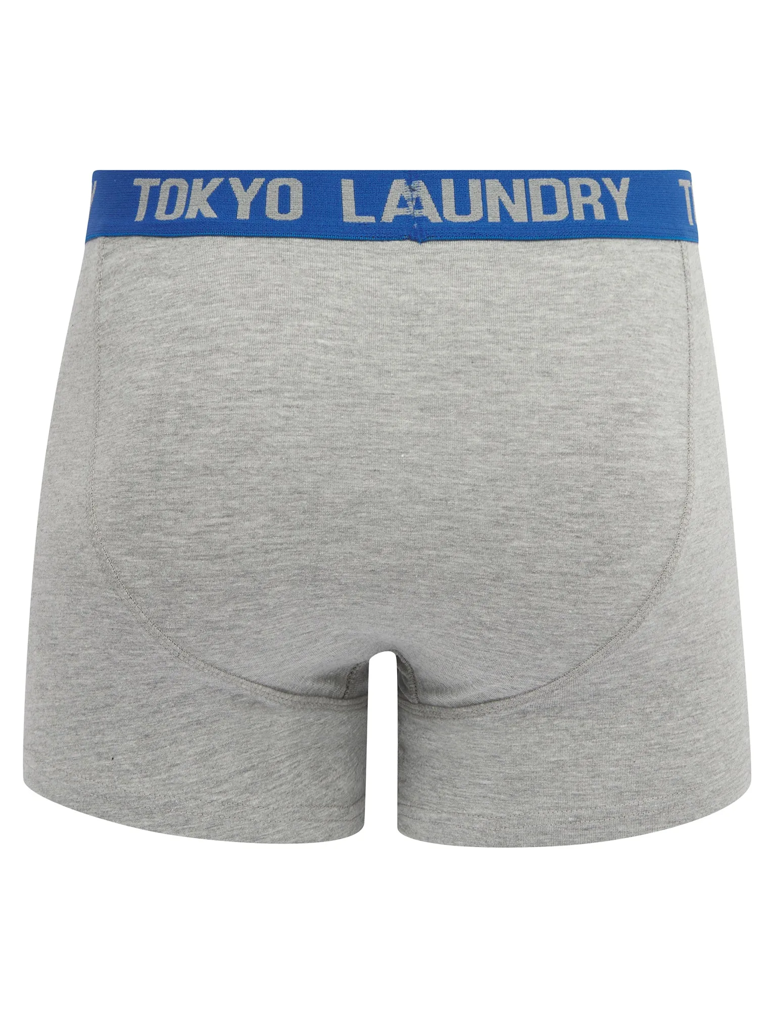 Abbots (2 Pack) Boxer Shorts Set in Heron Blue / True Blue - Tokyo Laundry