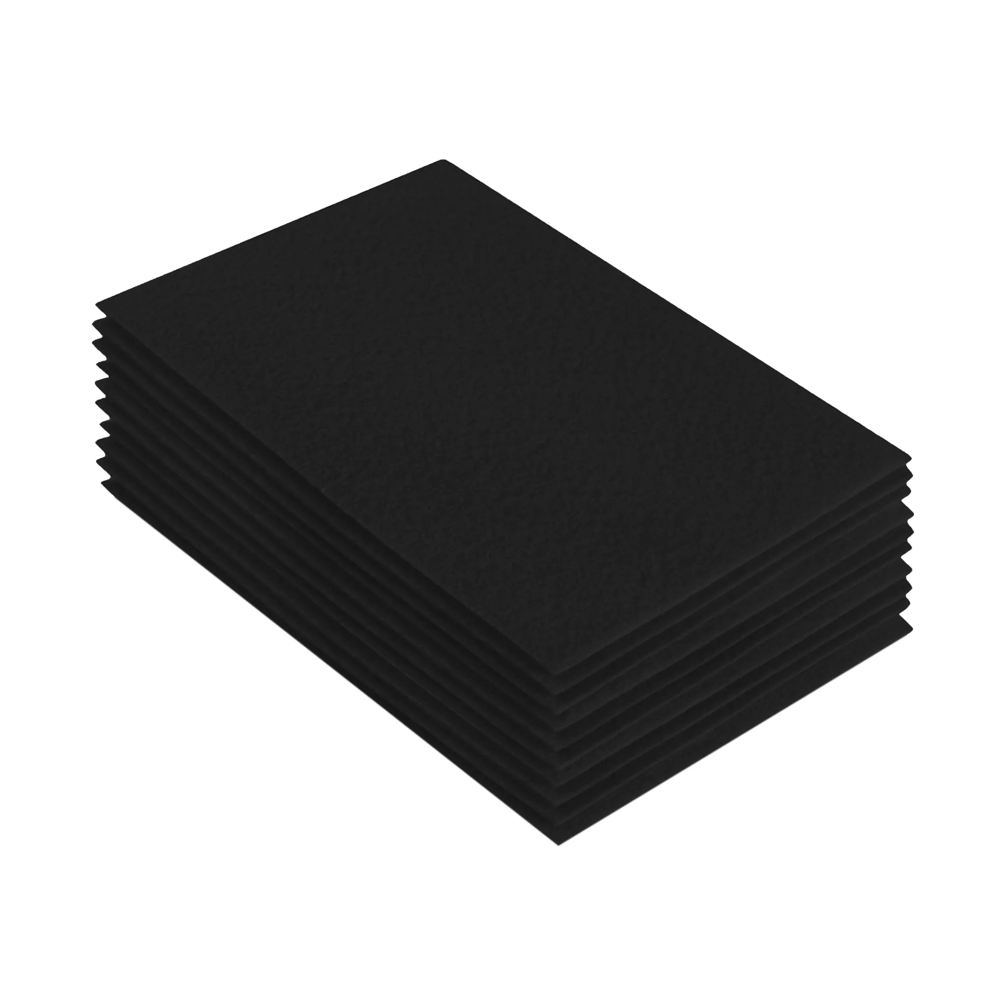 Acrylic Felt 9"X12" Sheet Packs | Black