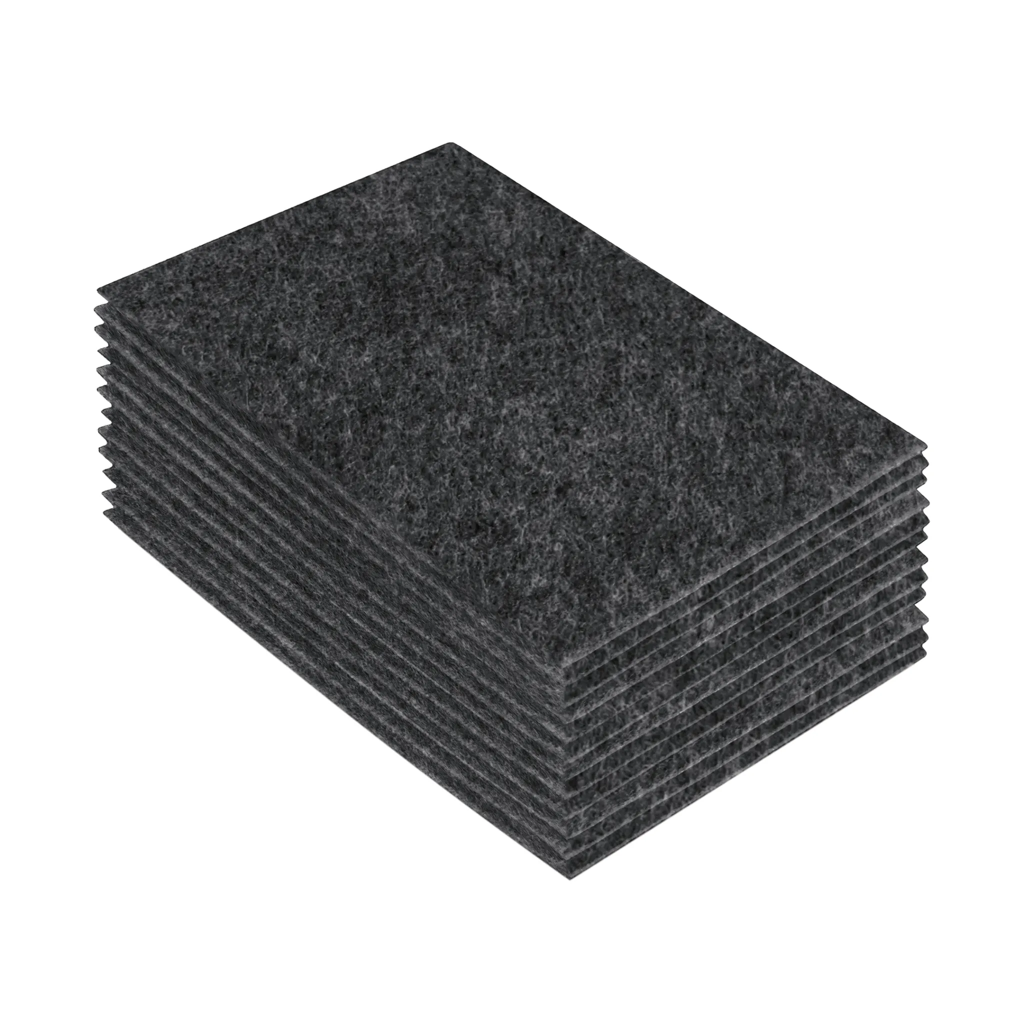 Acrylic Felt 9"X12" Sheet Packs | Charcoal