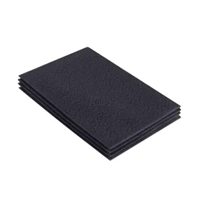 Acrylic Felt 9"X12" Sheet Packs | Dark Grey