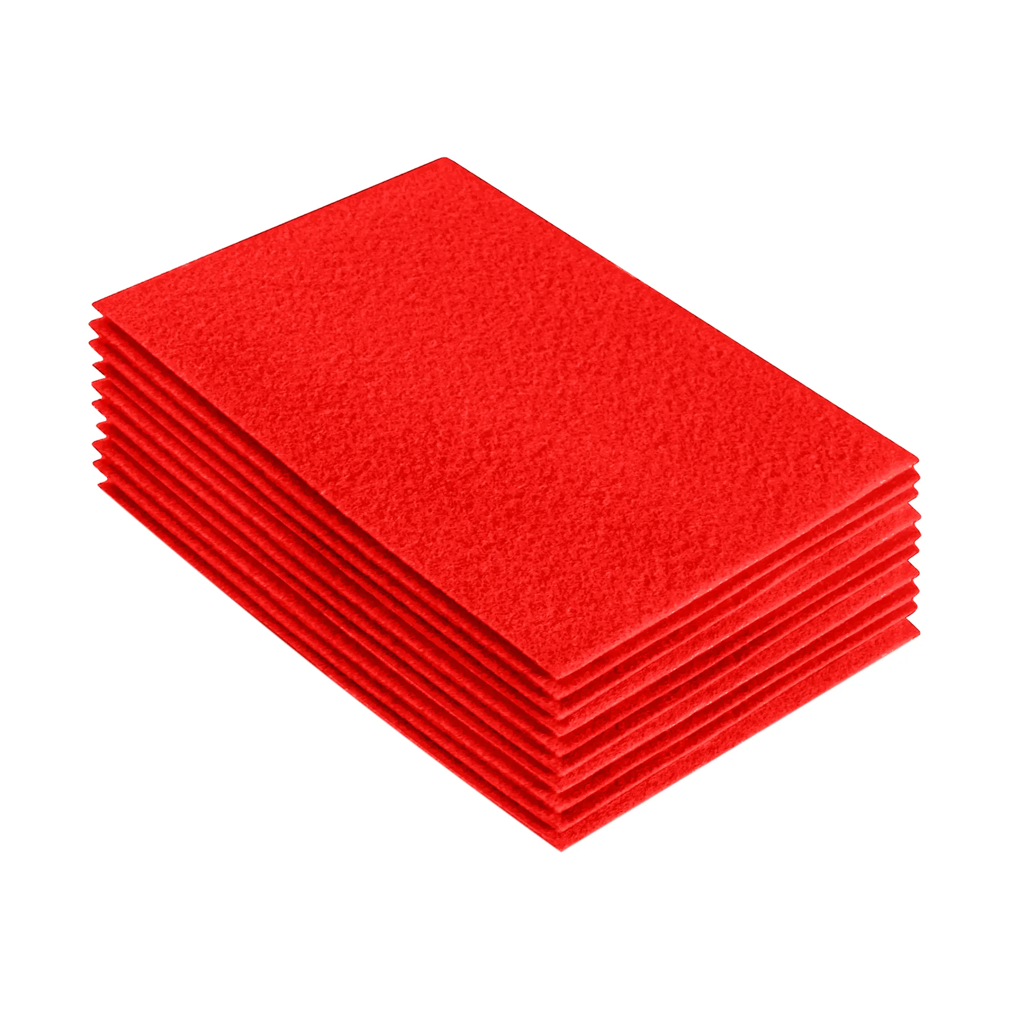 Acrylic Felt 9"X12" Sheet Packs | Hot Orange