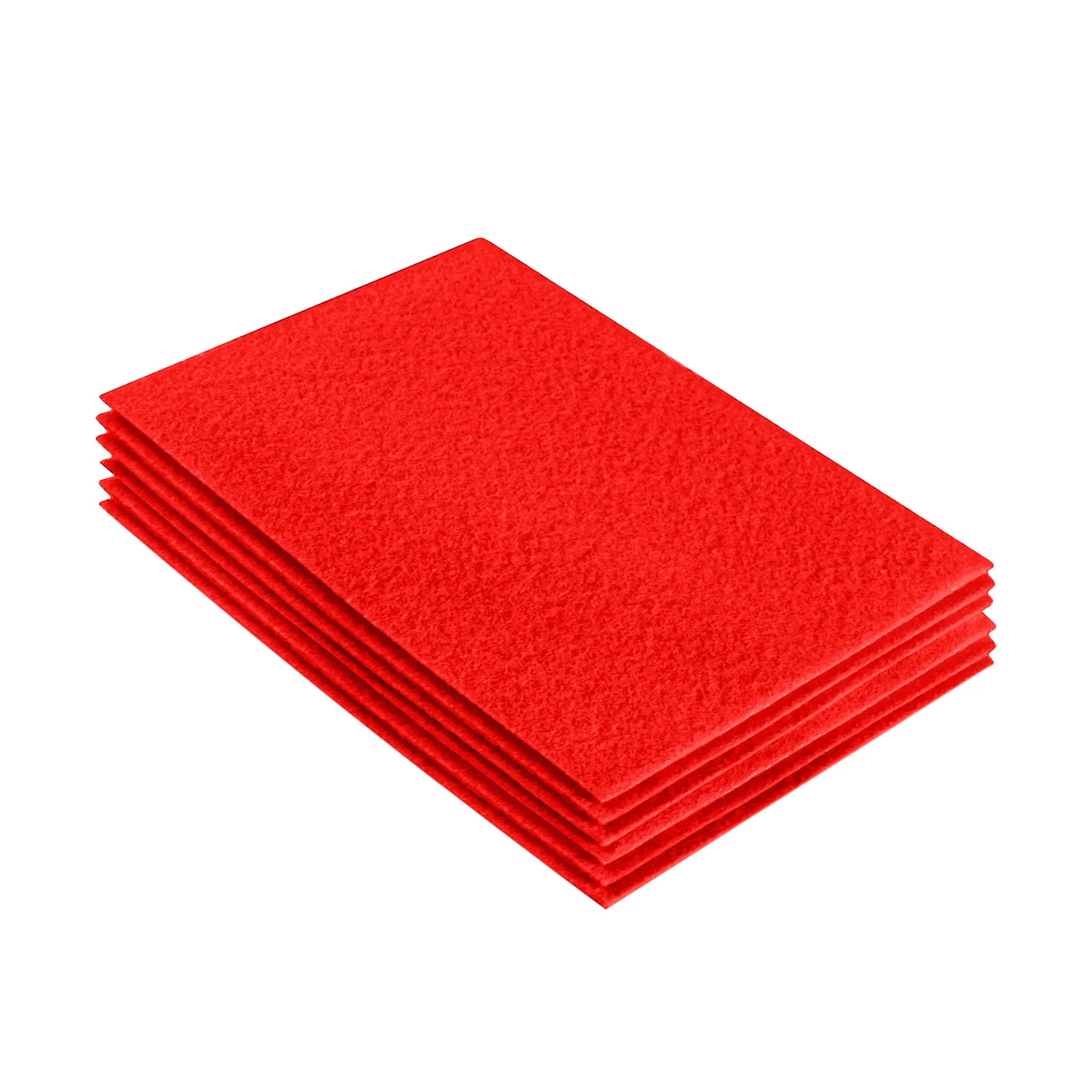 Acrylic Felt 9"X12" Sheet Packs | Hot Orange