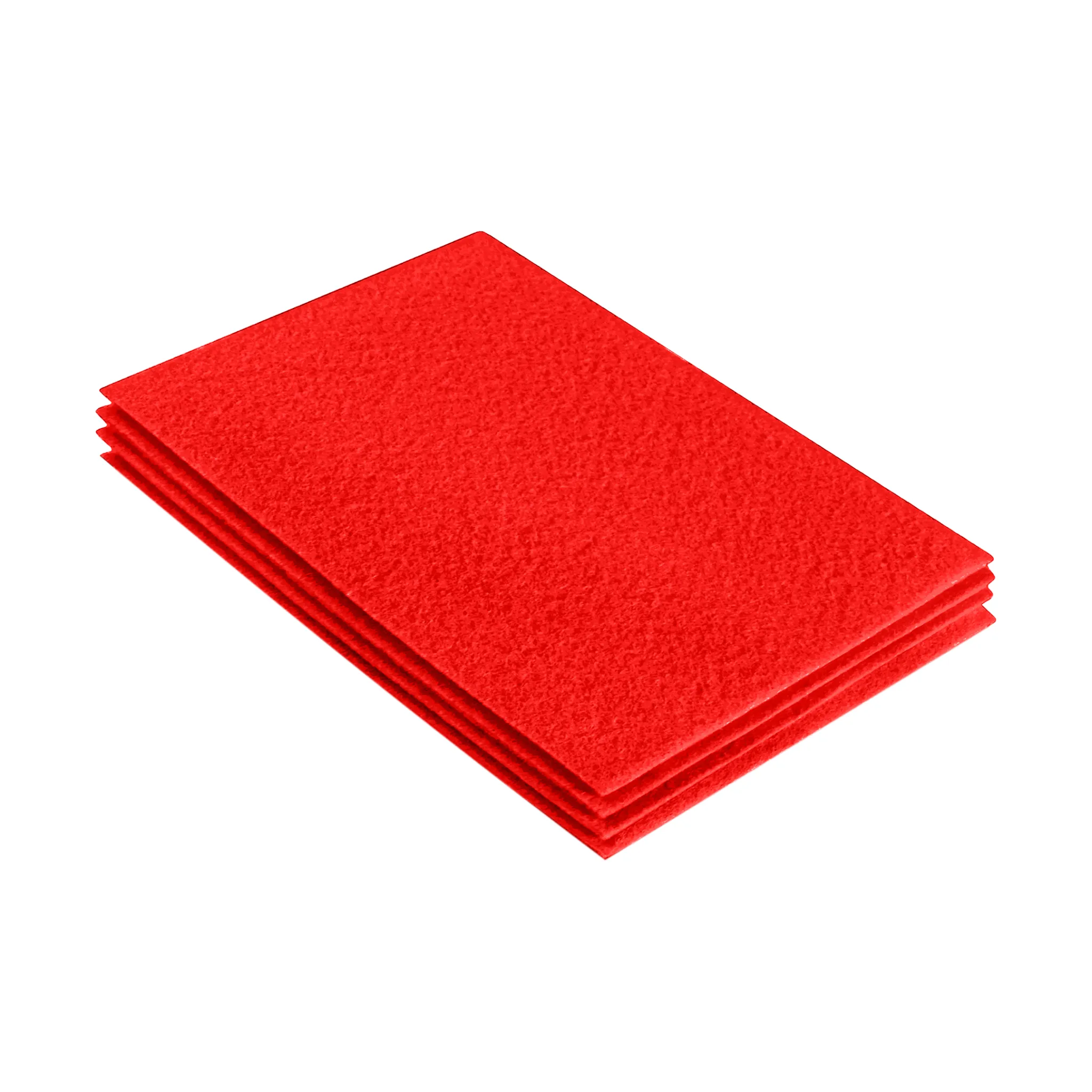 Acrylic Felt 9"X12" Sheet Packs | Hot Orange