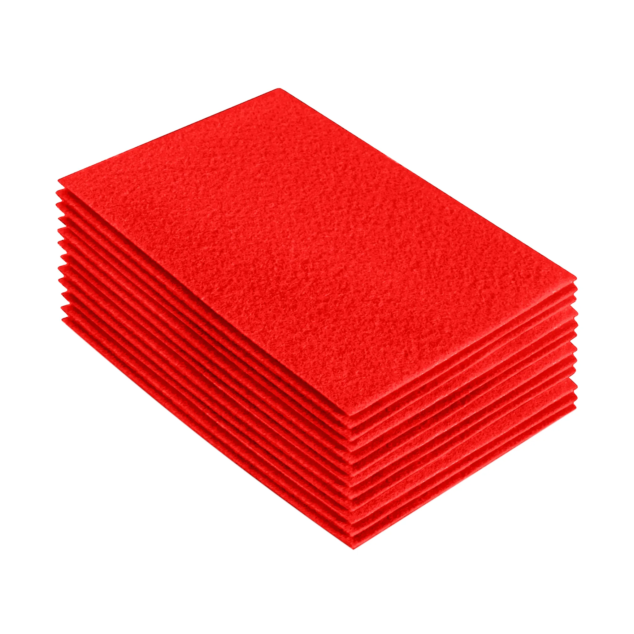 Acrylic Felt 9"X12" Sheet Packs | Hot Orange