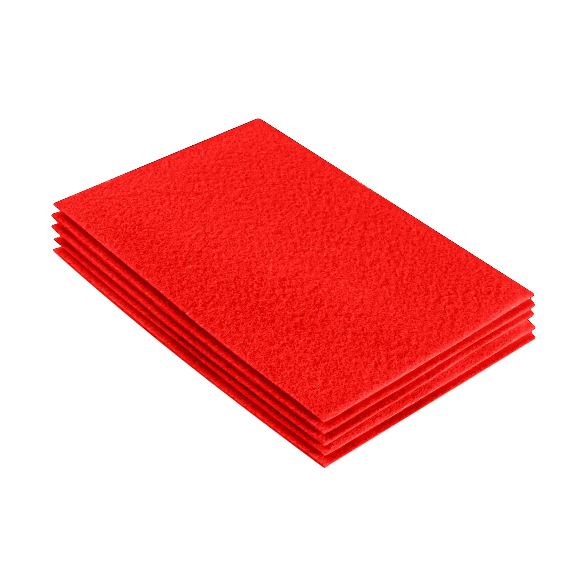 Acrylic Felt 9"X12" Sheet Packs | Hot Orange