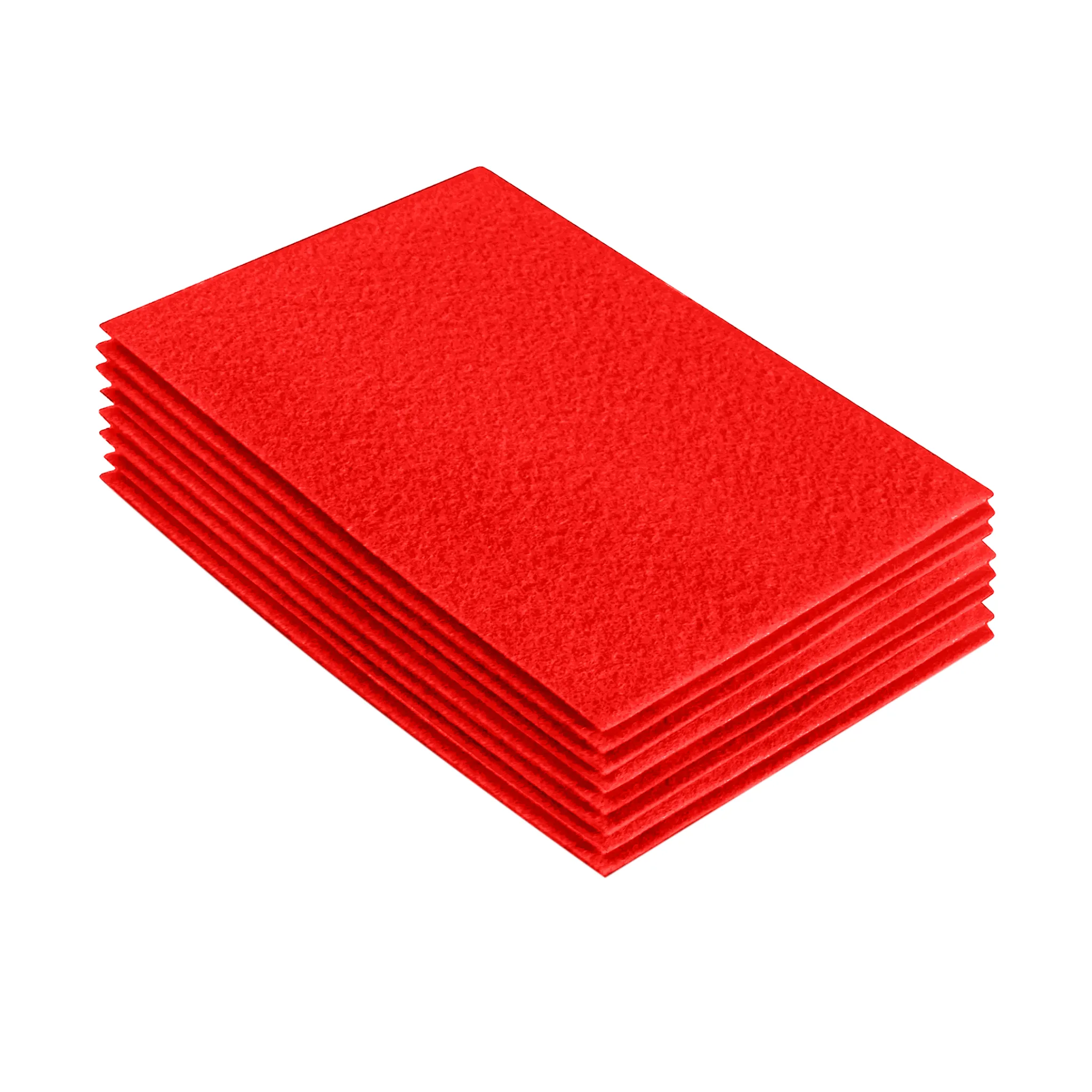 Acrylic Felt 9"X12" Sheet Packs | Hot Orange