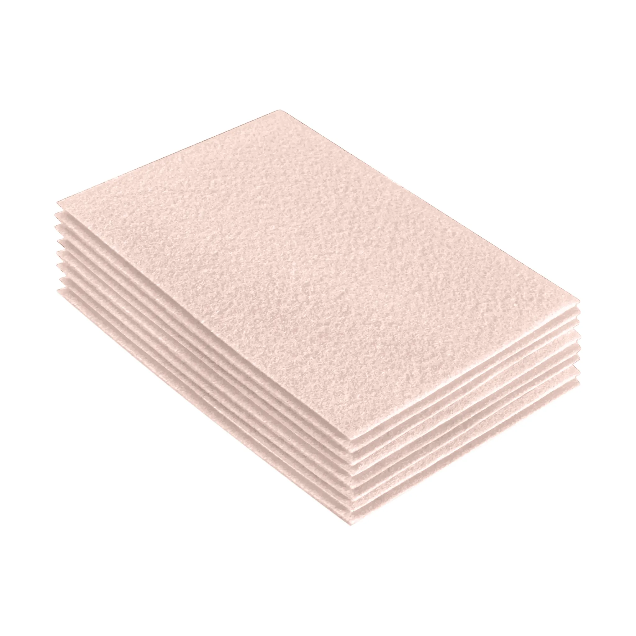 Acrylic Felt 9"X12" Sheet Packs | Ivory