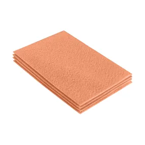 Acrylic Felt 9"X12" Sheet Packs | Lt Flesh