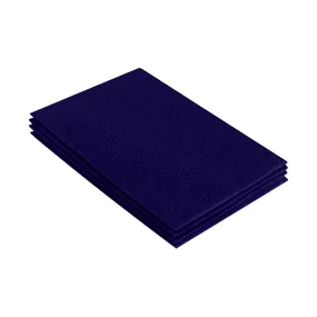 Acrylic Felt 9"X12" Sheet Packs | Navy Blue