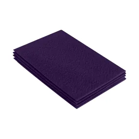 Acrylic Felt 9"X12" Sheet Packs | Plum