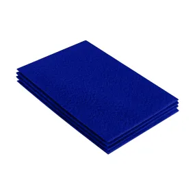 Acrylic Felt 9"X12" Sheet Packs | Royal Blue