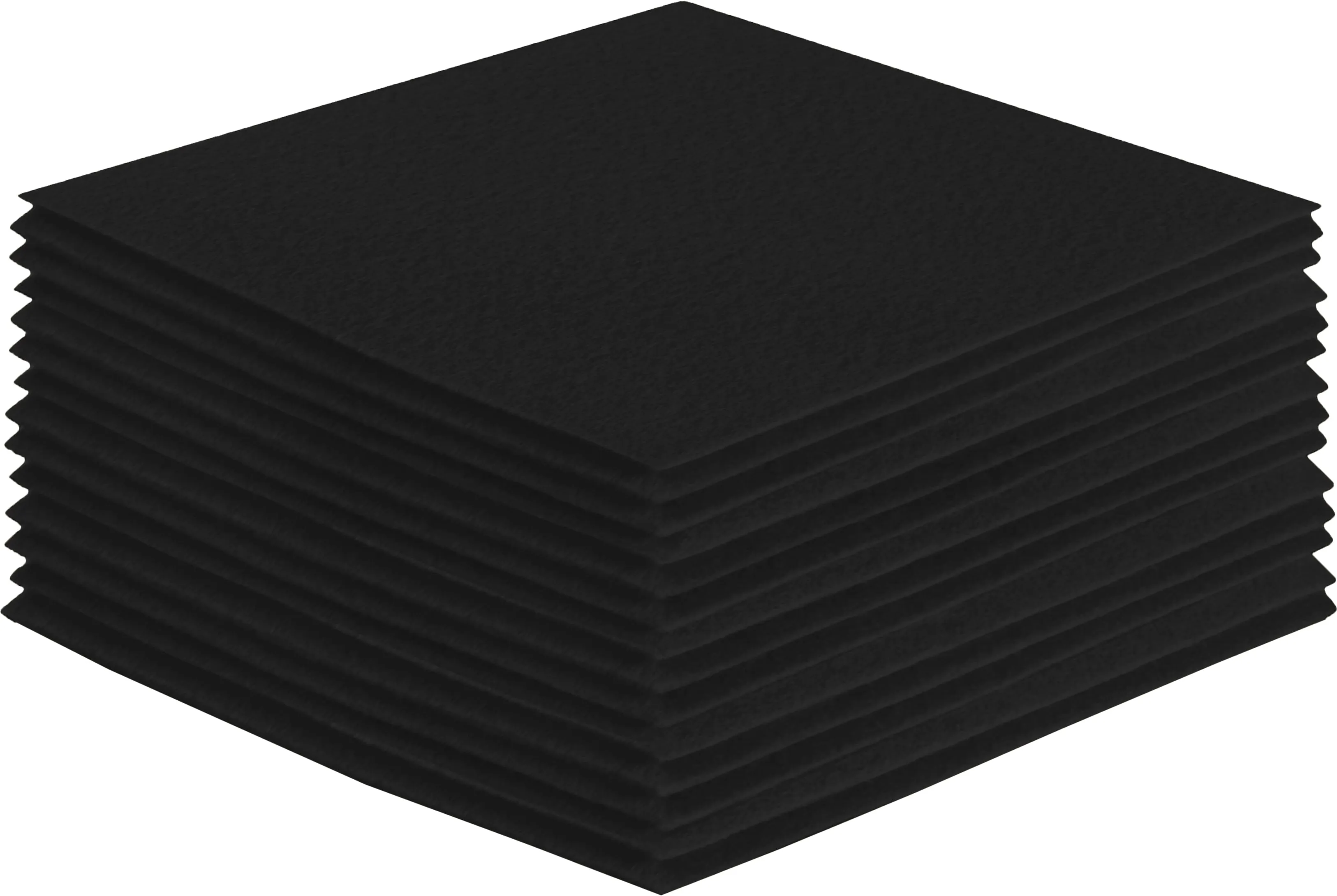 Acrylic Felt Craft Sheet Packs | Black A28