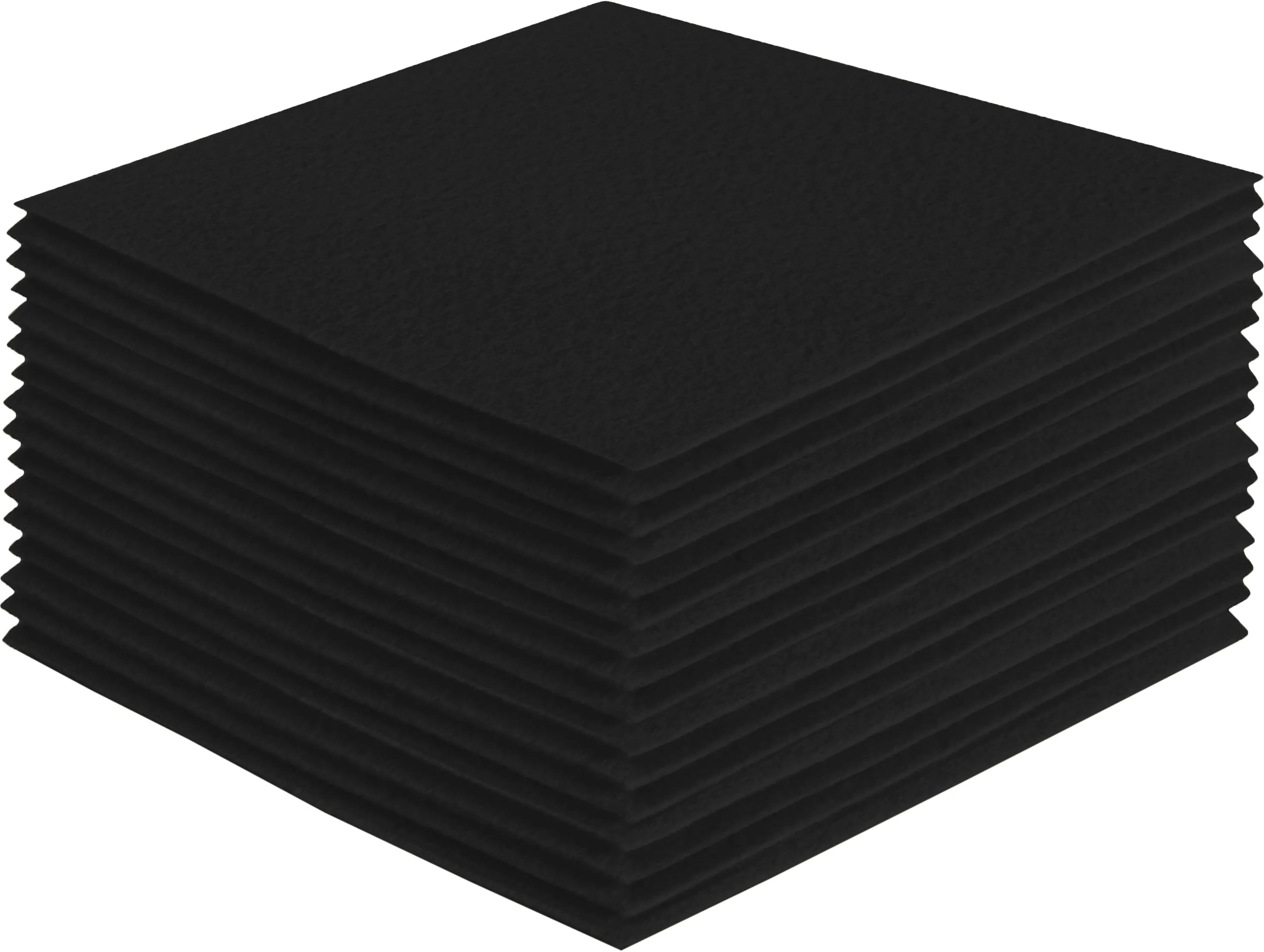 Acrylic Felt Craft Sheet Packs | Black A28