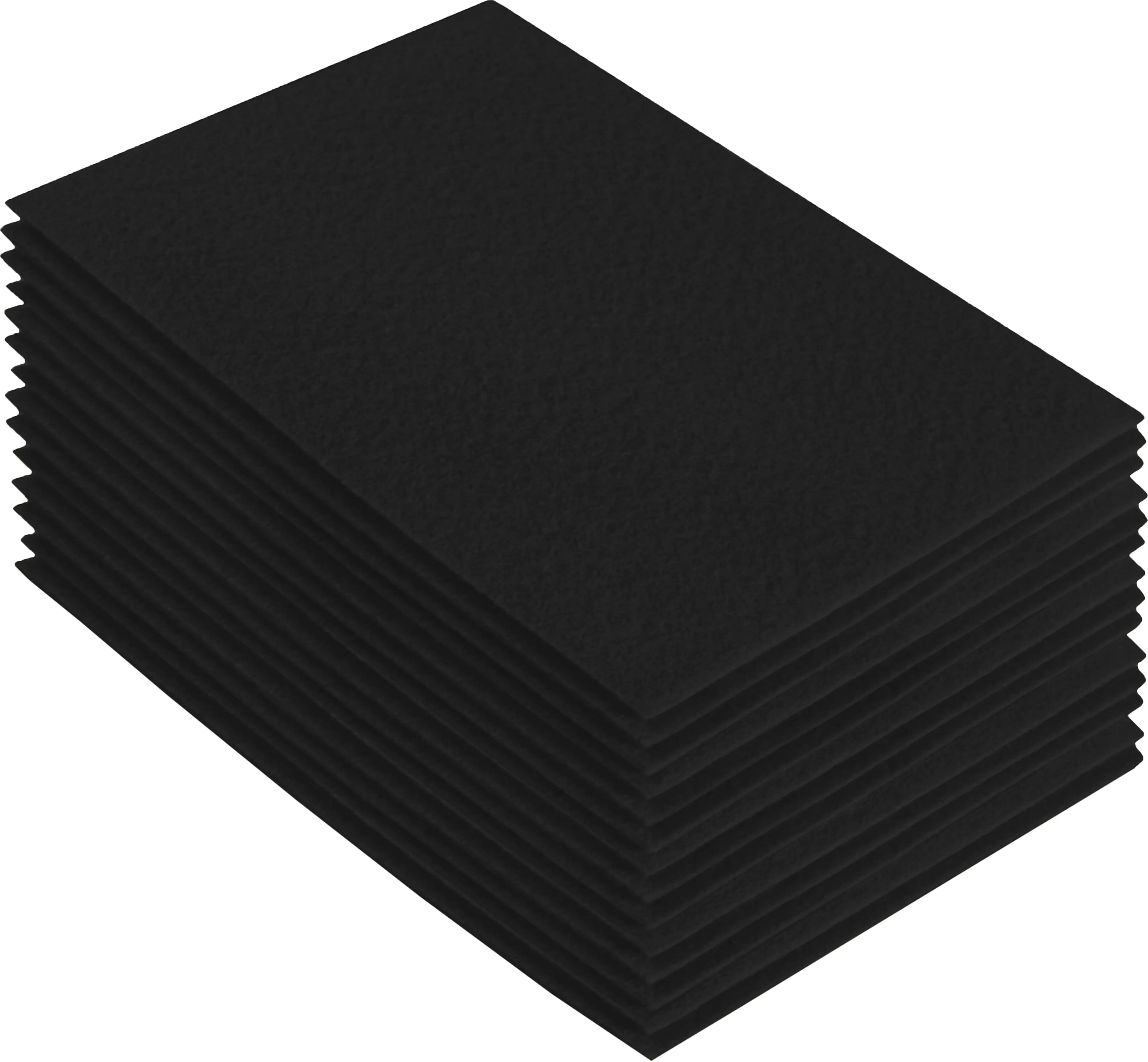 Acrylic Felt Craft Sheet Packs | Black A28