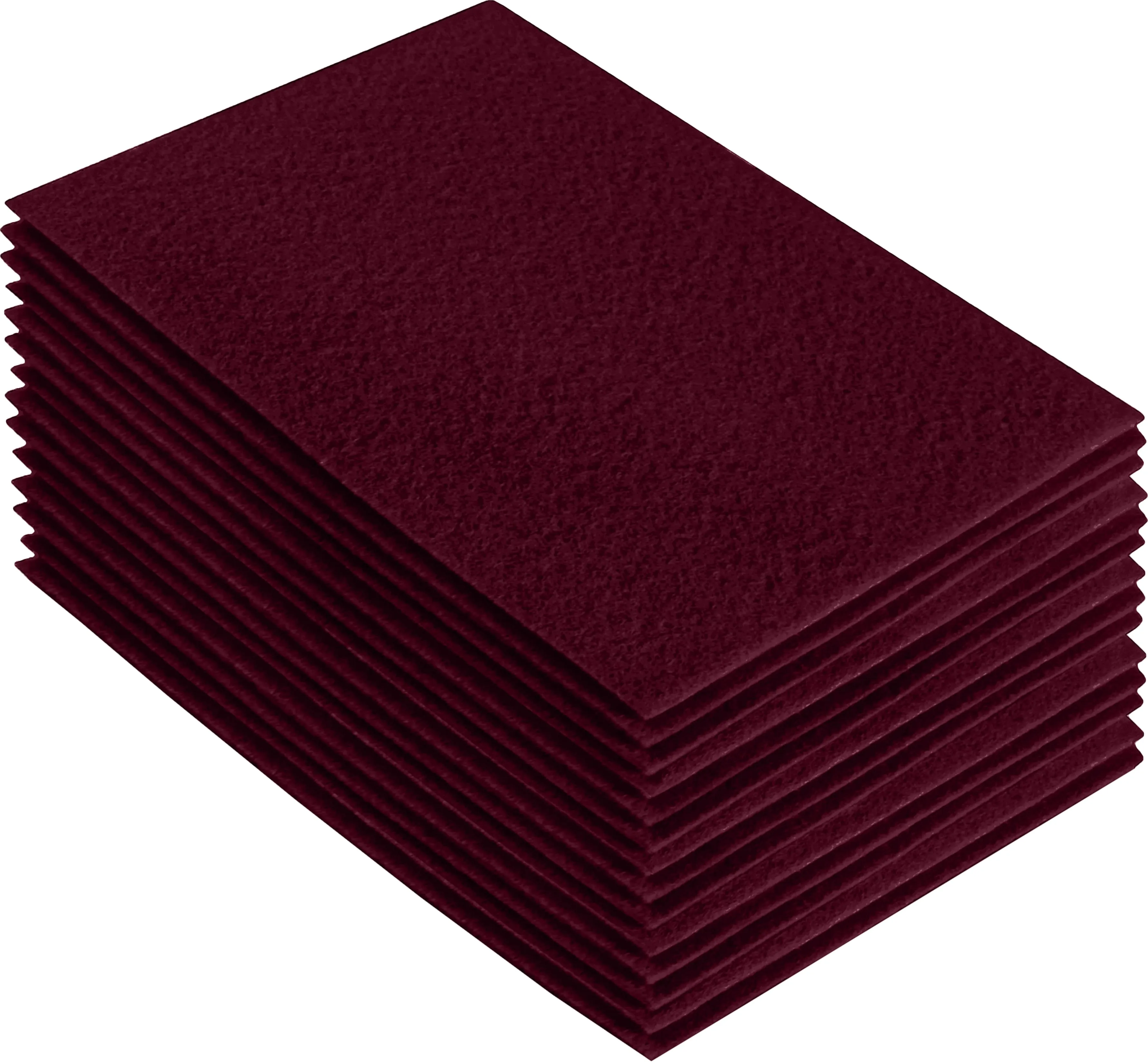 Acrylic Felt Craft Sheet Packs | Burgundy A27