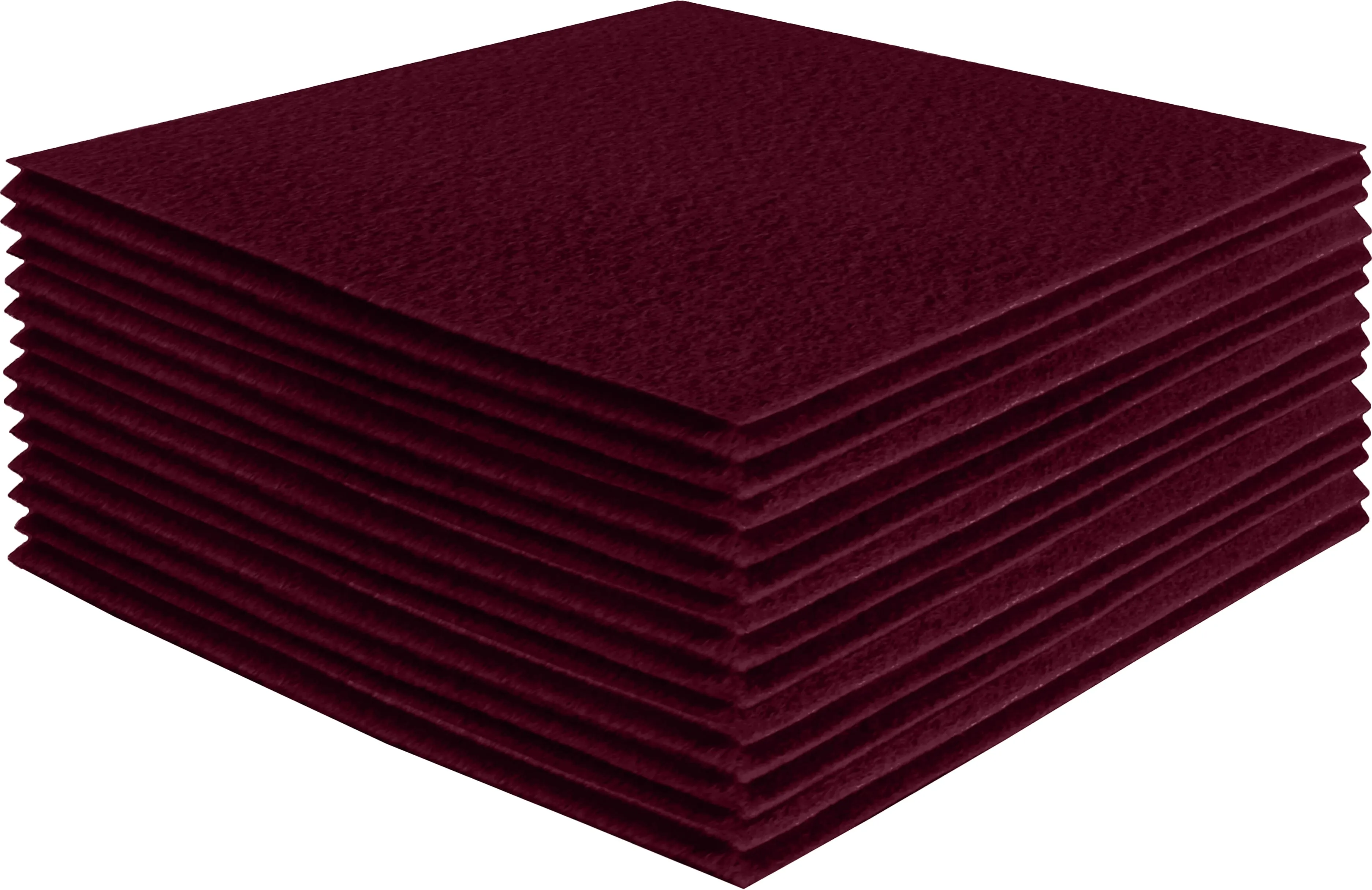 Acrylic Felt Craft Sheet Packs | Burgundy A27