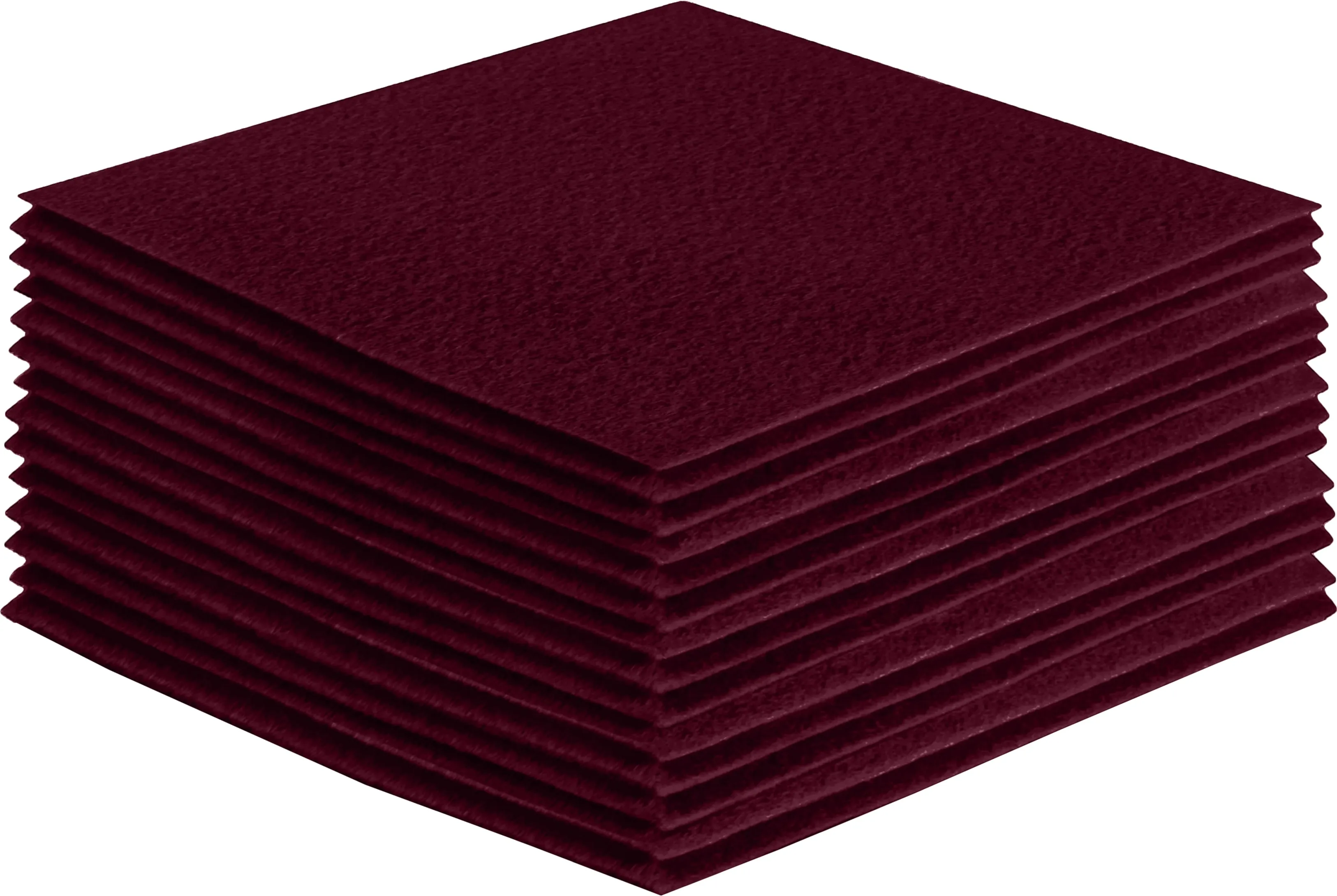 Acrylic Felt Craft Sheet Packs | Burgundy A27