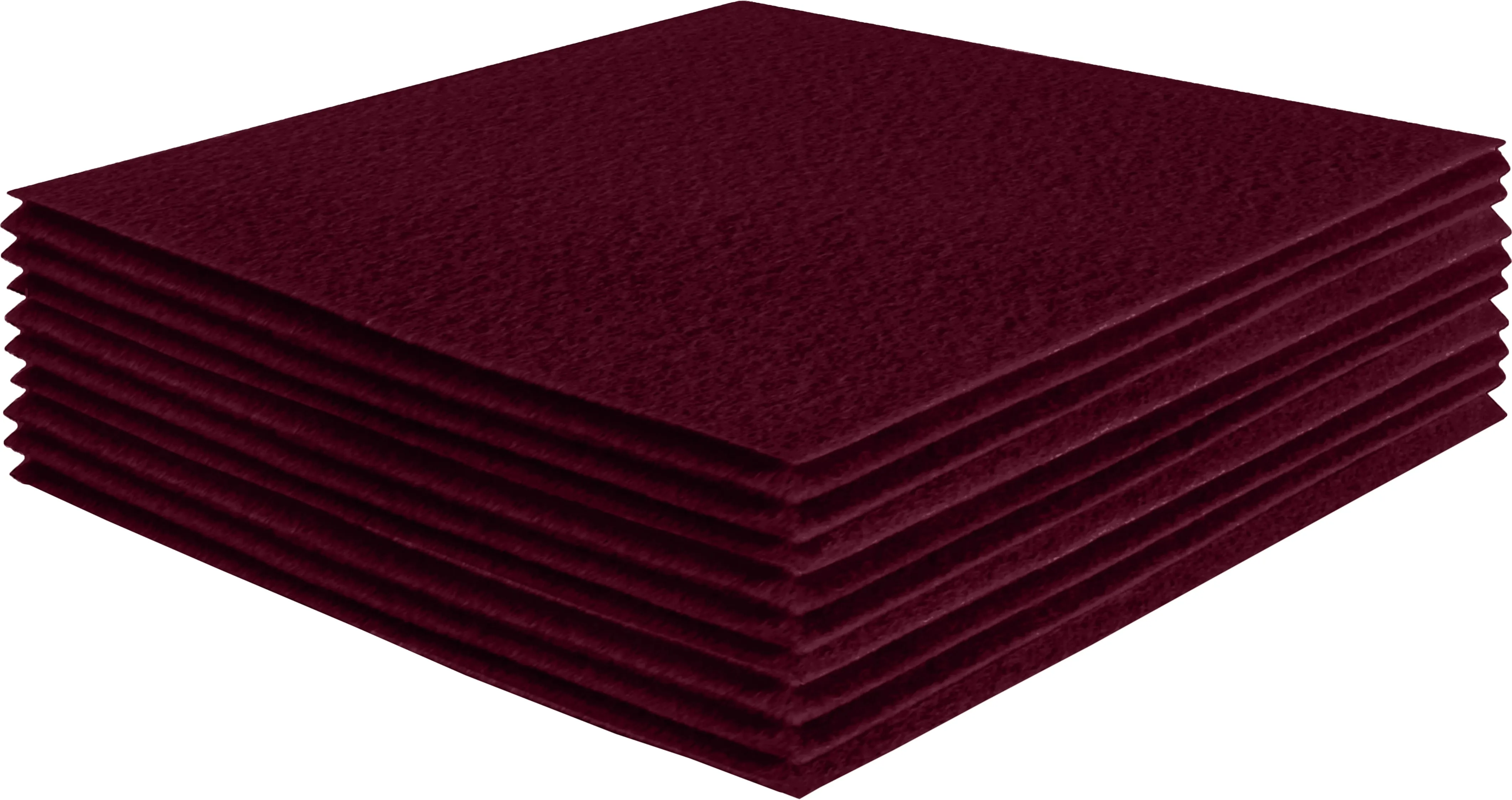 Acrylic Felt Craft Sheet Packs | Burgundy A27