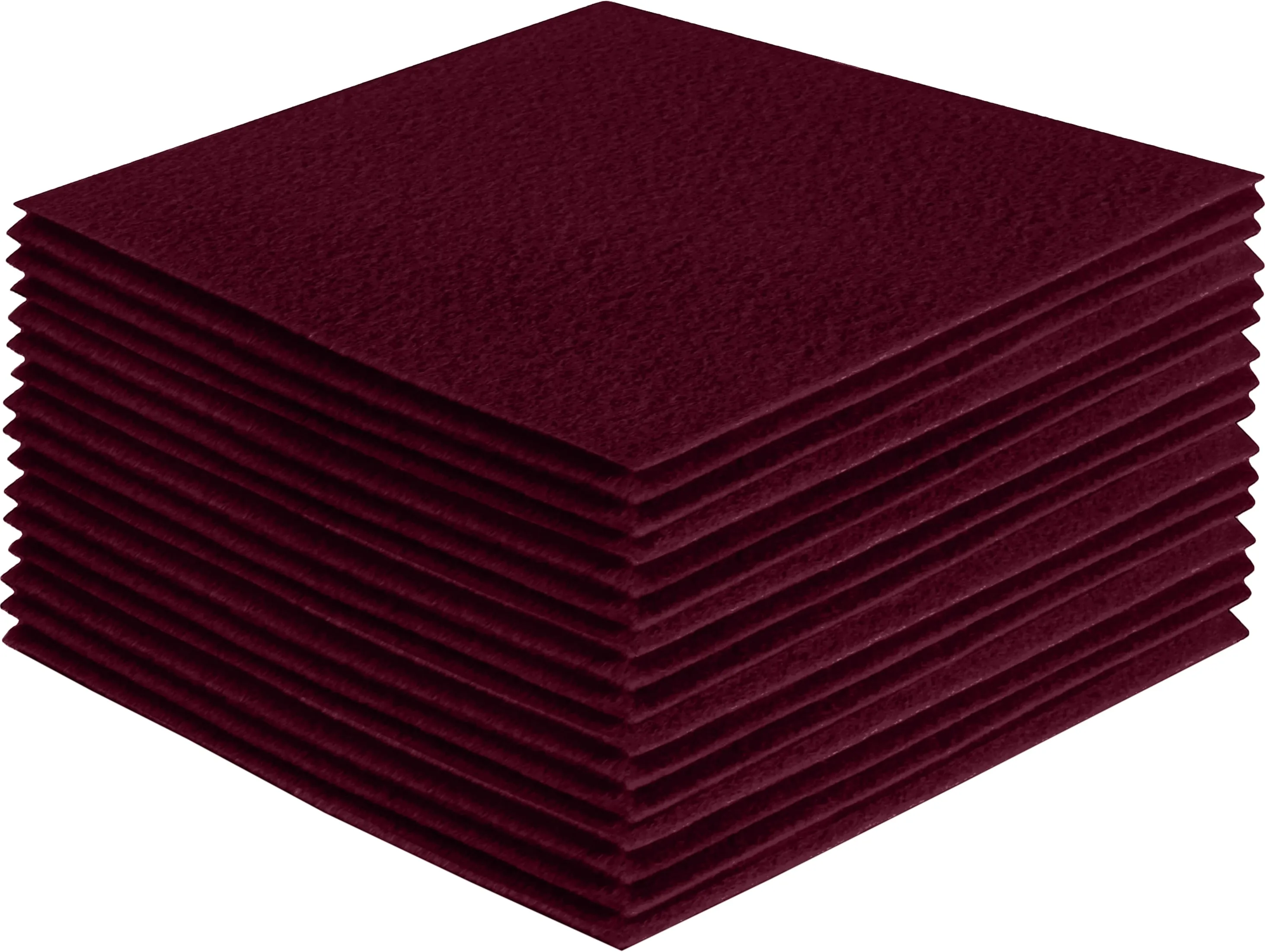 Acrylic Felt Craft Sheet Packs | Burgundy A27