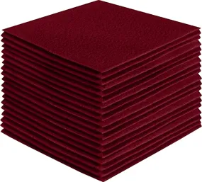 Acrylic Felt Craft Sheet Packs | Dark Red A25