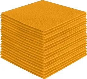 Acrylic Felt Craft Sheet Packs | Gold A43