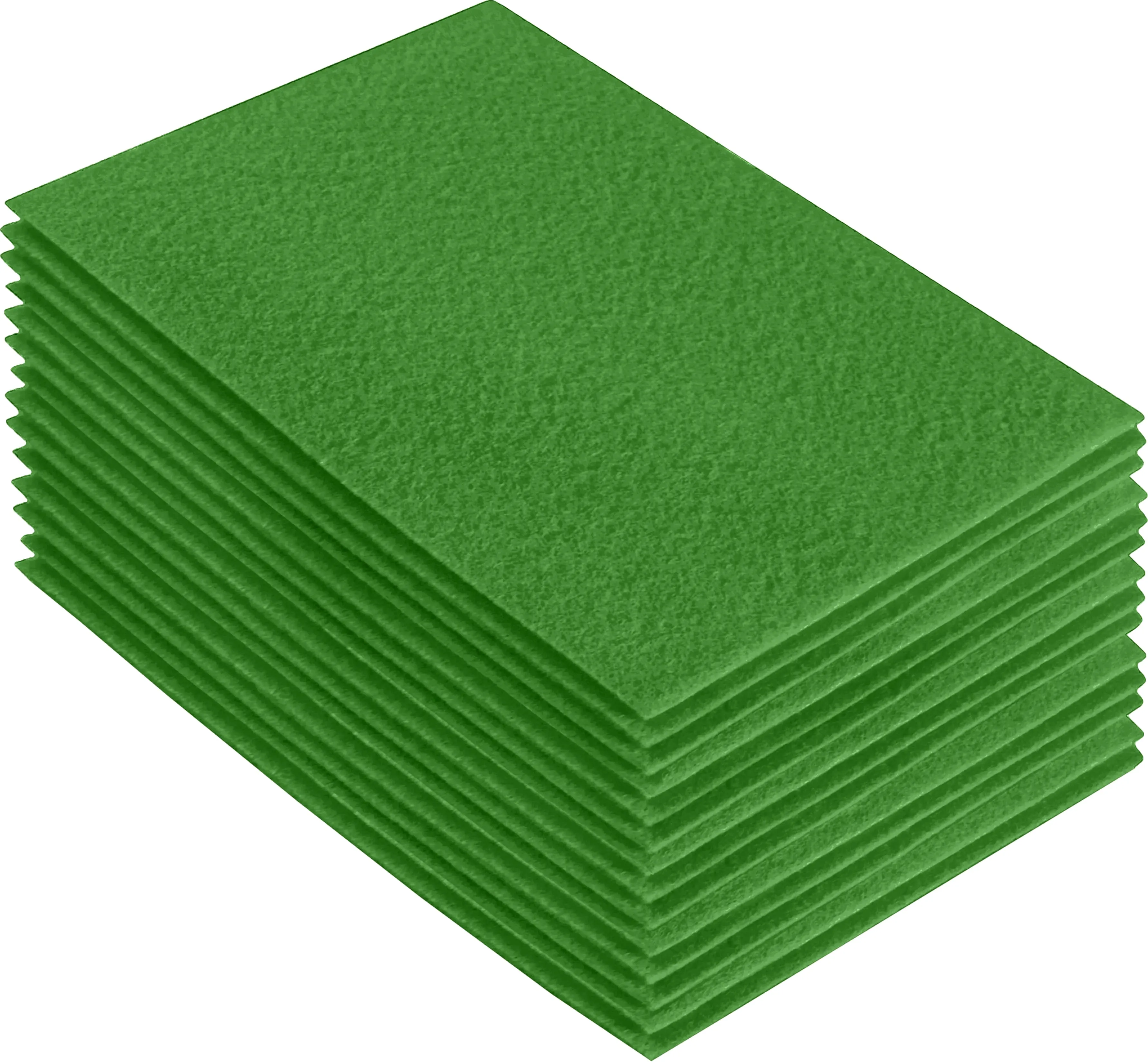 Acrylic Felt Craft Sheet Packs | Green 271