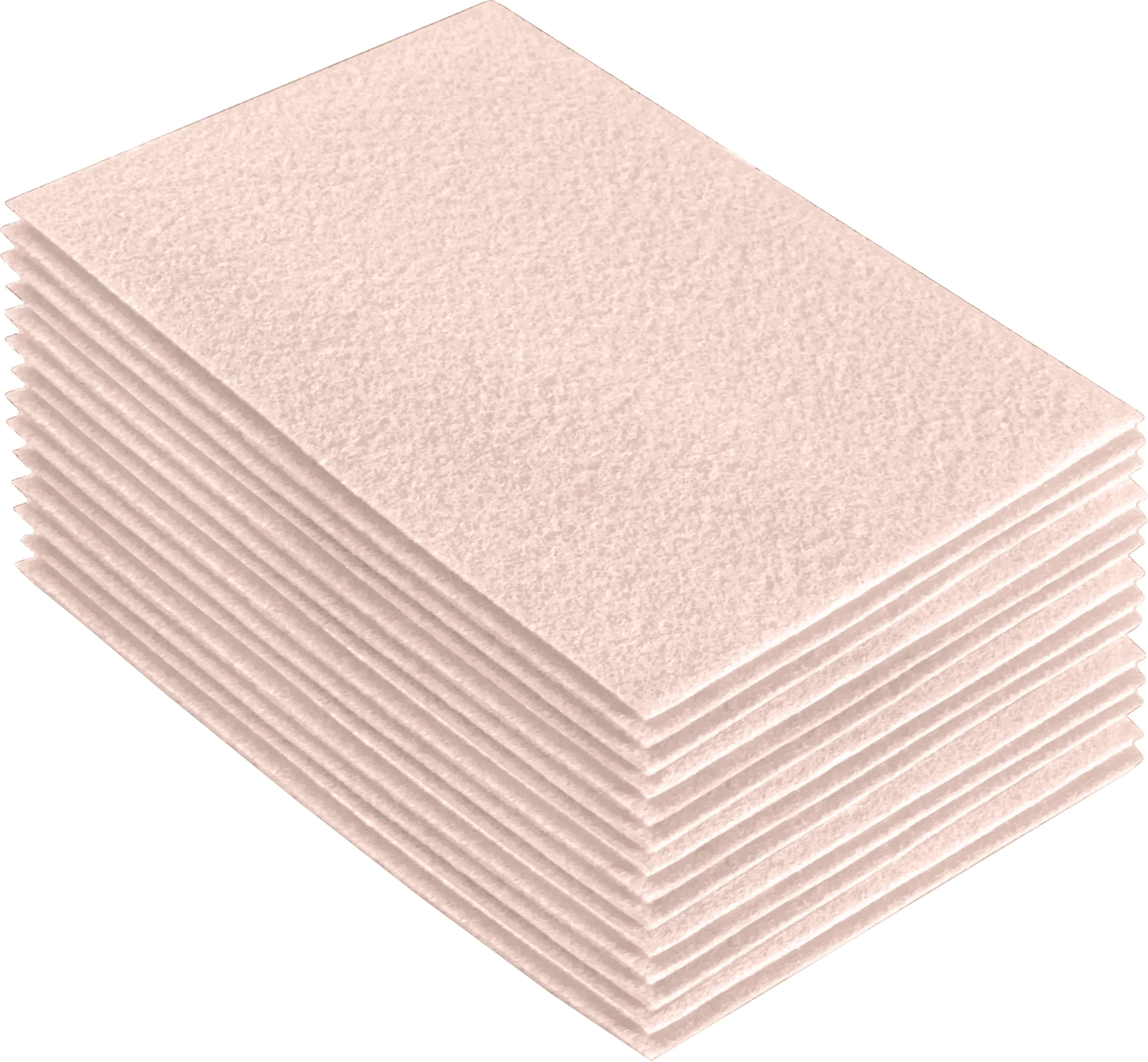 Acrylic Felt Craft Sheet Packs | Ivory A41