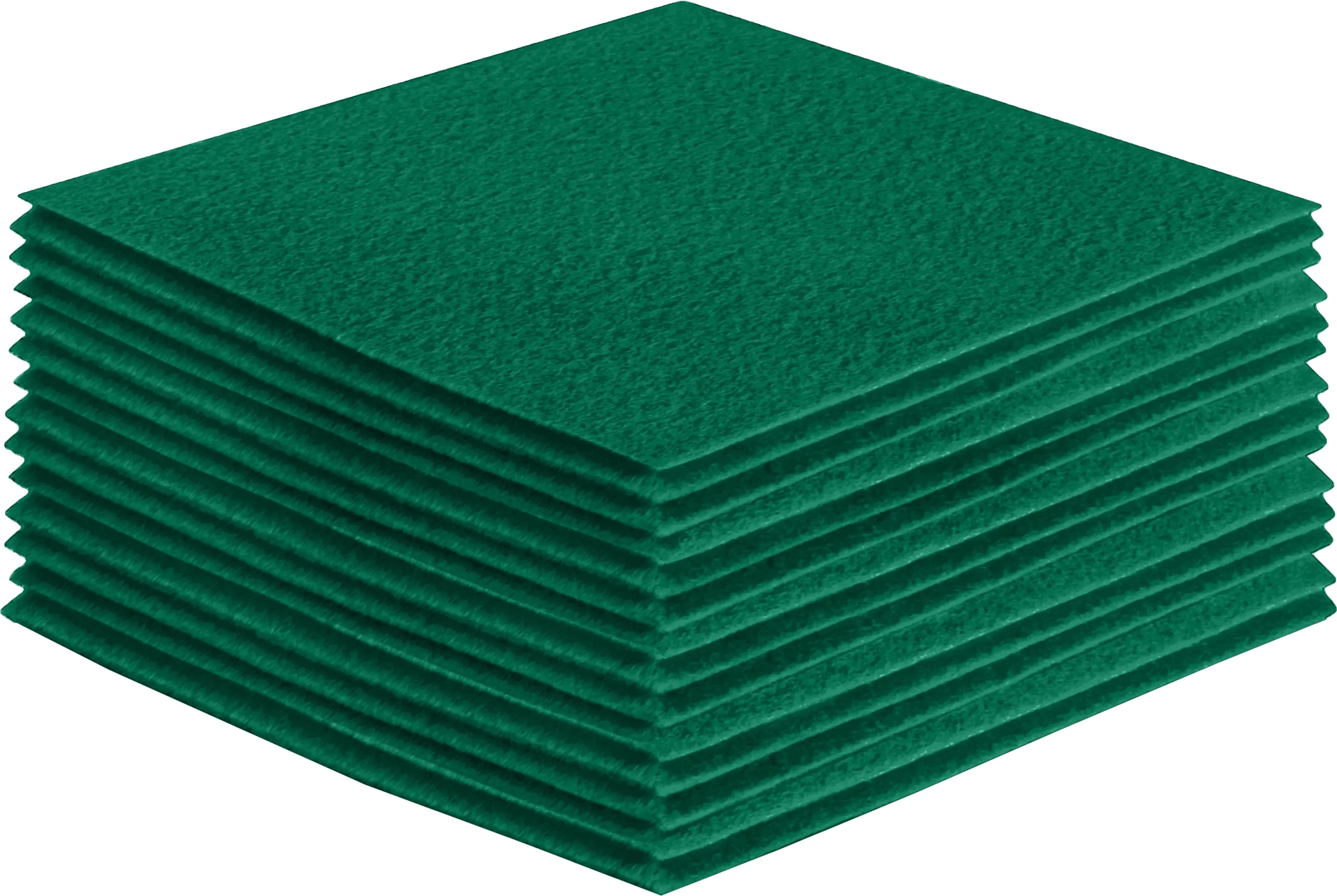 Acrylic Felt Craft Sheet Packs | Kelly Green A20