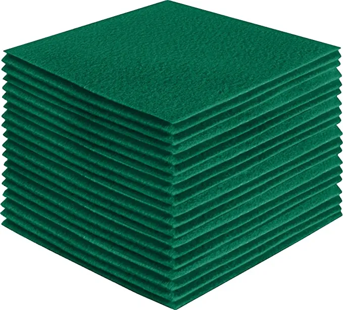 Acrylic Felt Craft Sheet Packs | Kelly Green A20