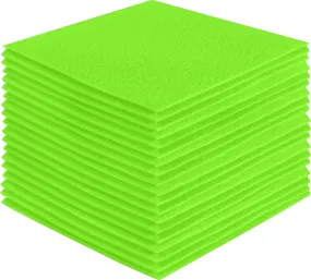 Acrylic Felt Craft Sheet Packs | Neon Green A54