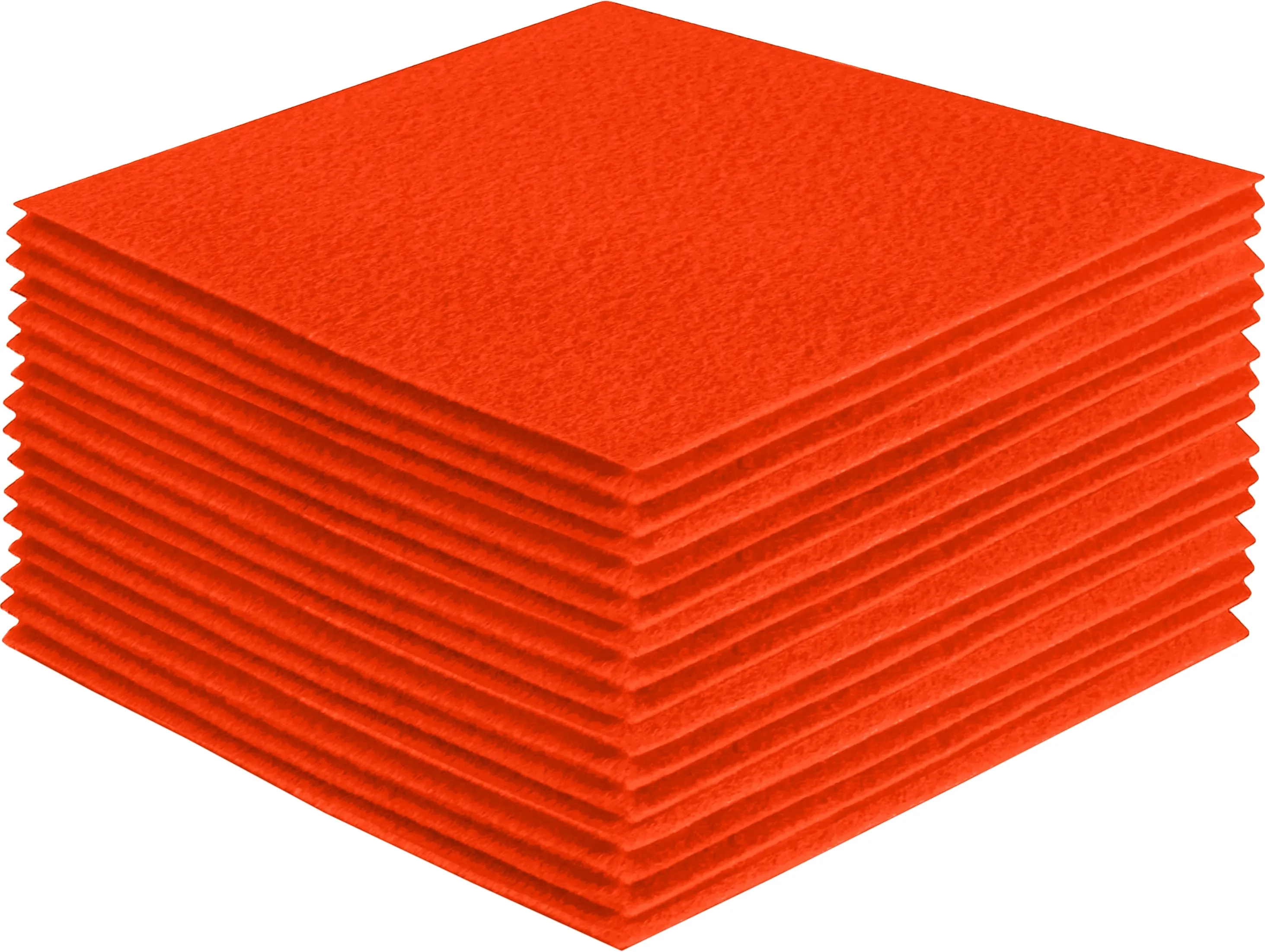 Acrylic Felt Craft Sheet Packs | Neon Orange A22