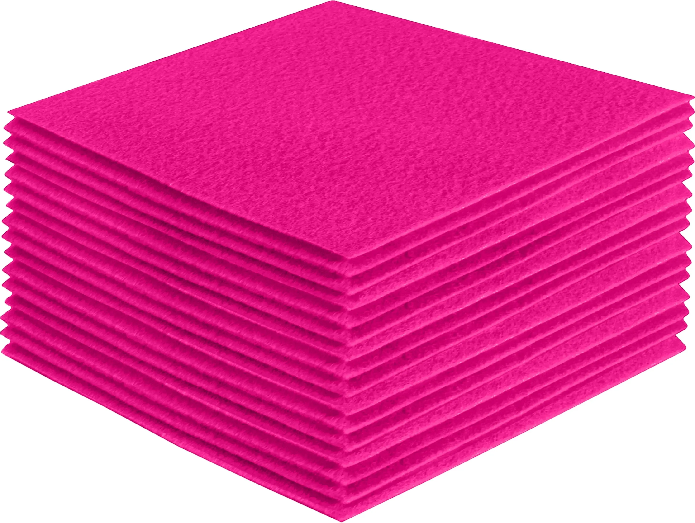 Acrylic Felt Craft Sheet Packs | Neon Pink A007