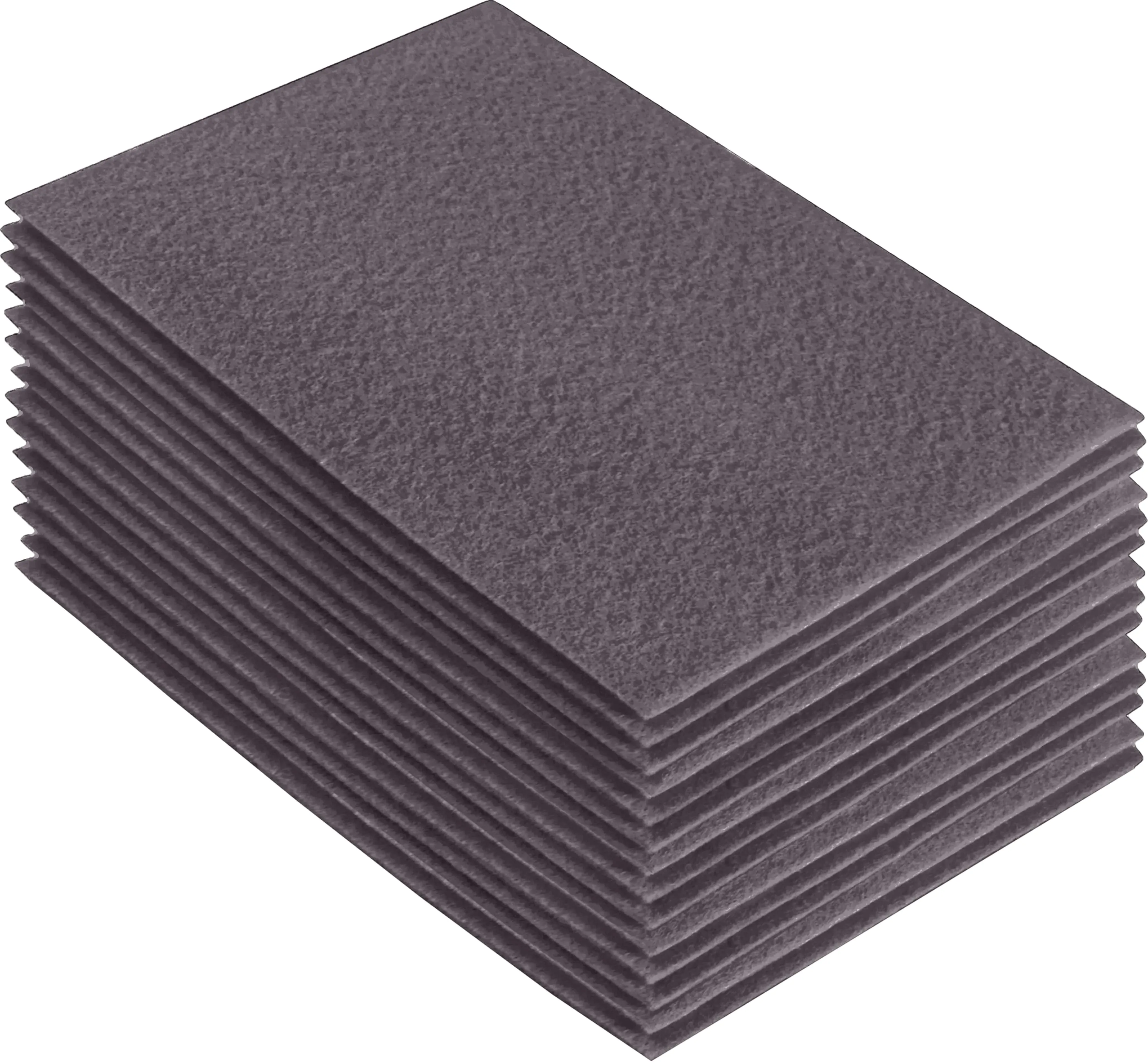 Acrylic Felt Craft Sheet Packs | Platinum Grey