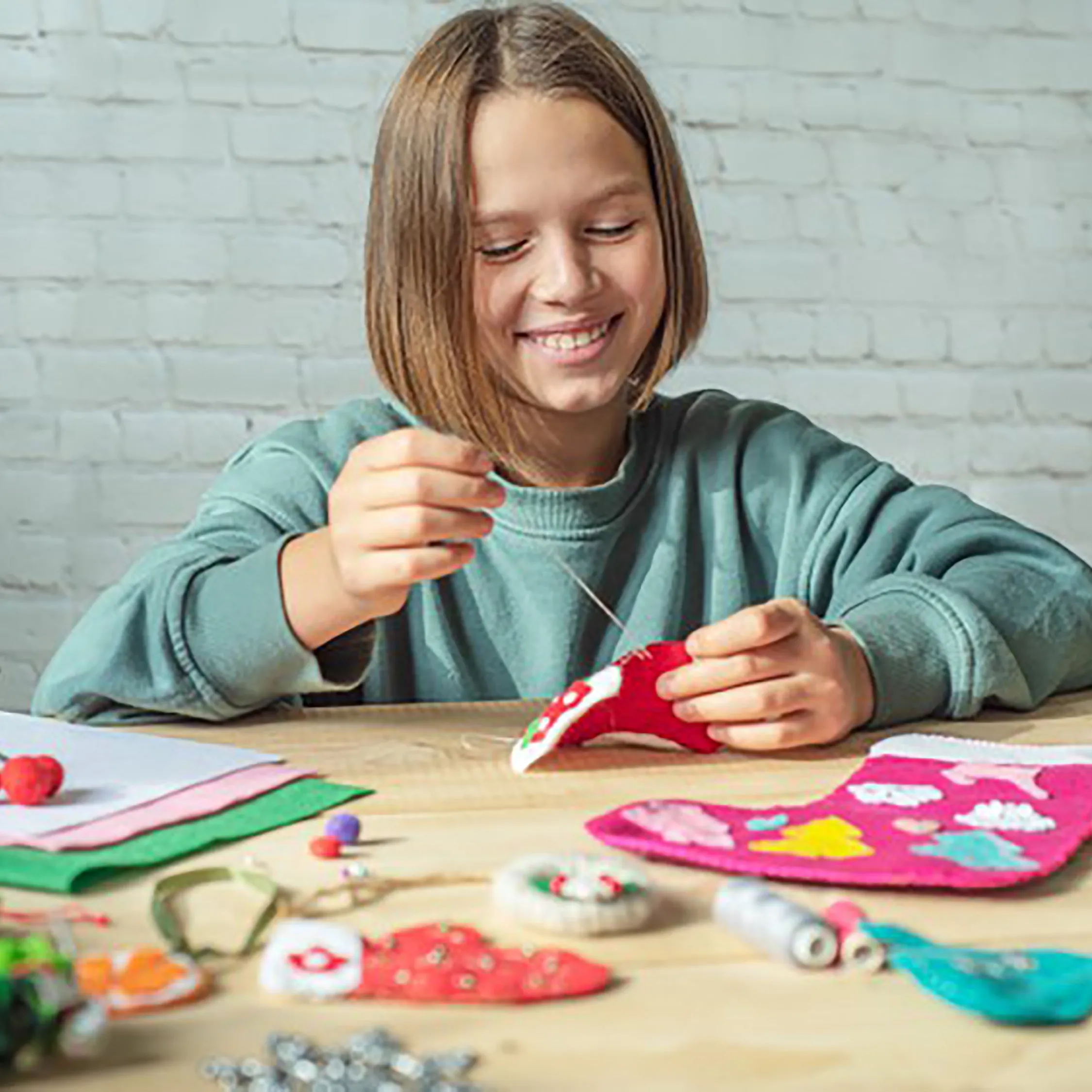 Acrylic Felt Craft Sheet Packs | Rose