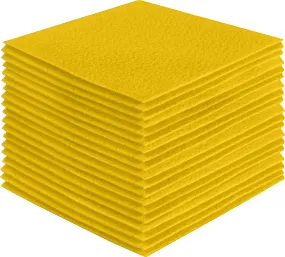 Acrylic Felt Craft Sheet Packs | Yellow A4