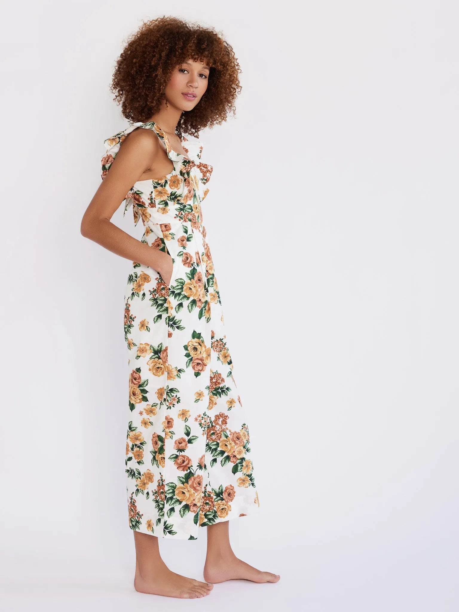 Alessia Jumpsuit in Antique Rose Floral