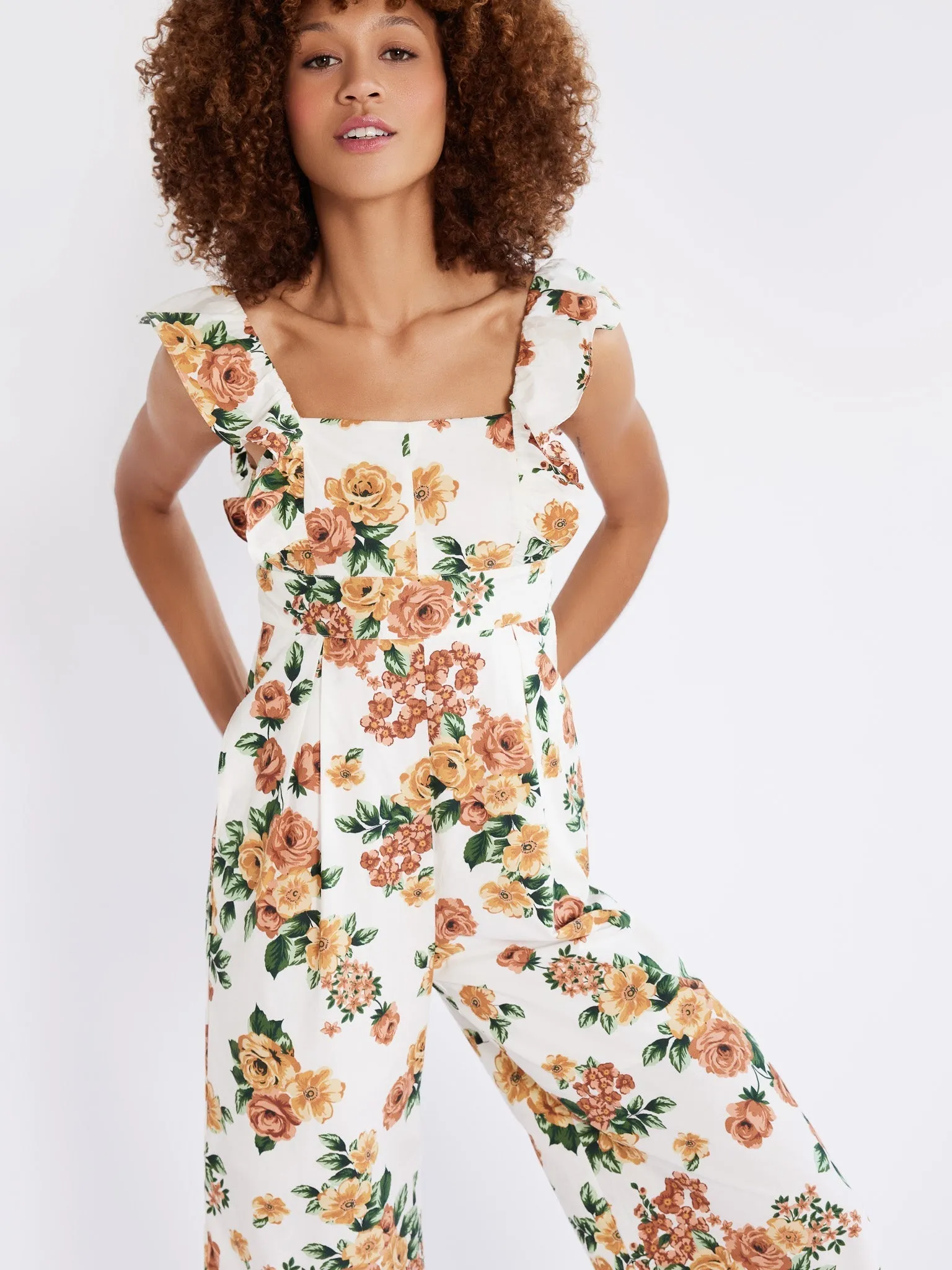 Alessia Jumpsuit in Antique Rose Floral