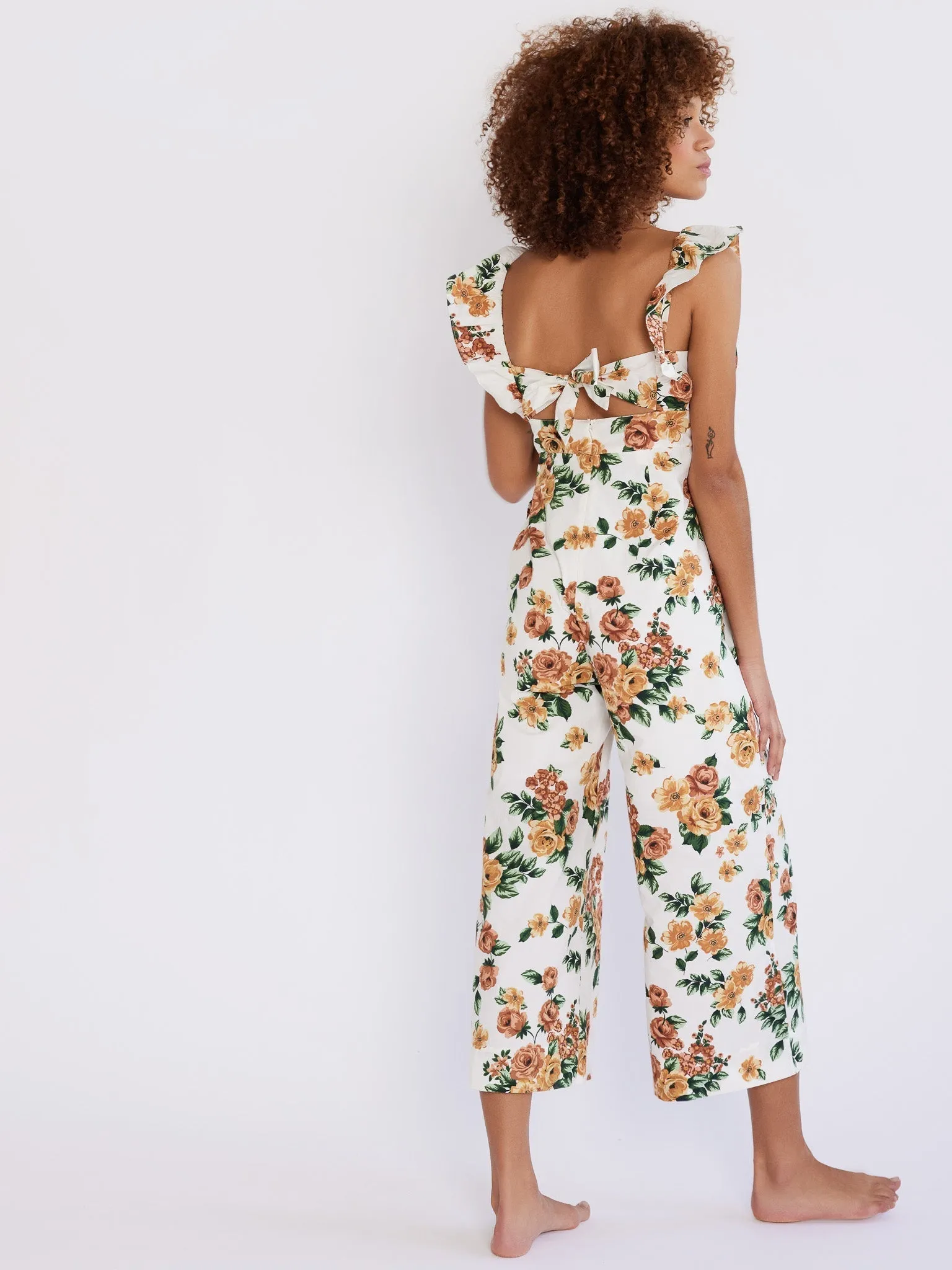 Alessia Jumpsuit in Antique Rose Floral