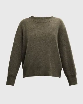 Alfie Cashmere Crewneck Sweater in Loden