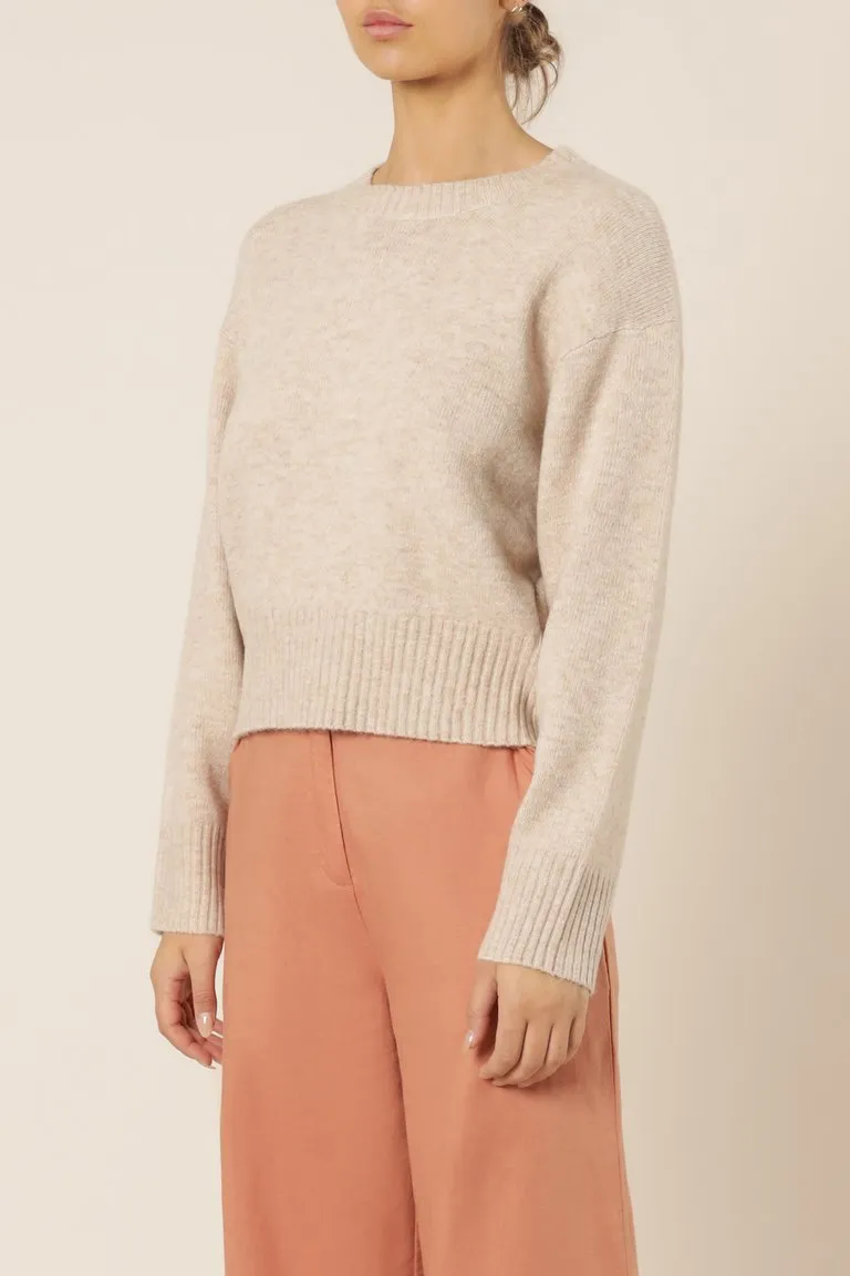 Ari Knit Jumper- Sand