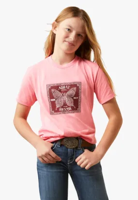 Ariat Girls Butterfly Bandana T-Shirt