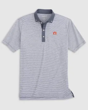 Auburn Walsh Striped Jersey Performance Polo