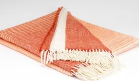 Autumn Sunset Ombre Throw