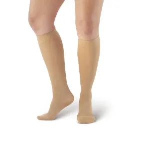 AW Style 211 Microfiber Opaque Closed Toe Knee Highs - 20-30 mmHg