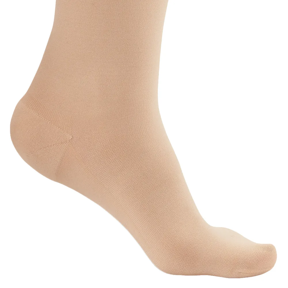 AW Style 291 Luxury Opaque Closed Toe Knee Highs - 20-30 mmHg